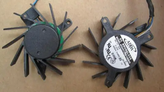 Четырехпроводной вентилятор ADDA AY04512UB10BB00, 12 В, 3,4 А, расстояние между отверстиями 3,4-2,6-4,4, диаметр см