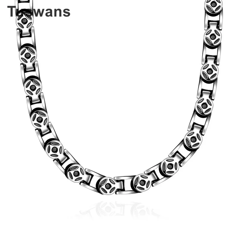 Шаровая цепочка из нержавеющей стали шириной 5 мм стильная нержавеющая сталь для