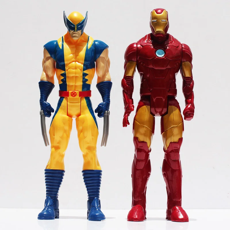 2 Pz/lotto супер герой X men Железный человек фигурка игрушка колледж ПВХ Bambole Giocattoli 12