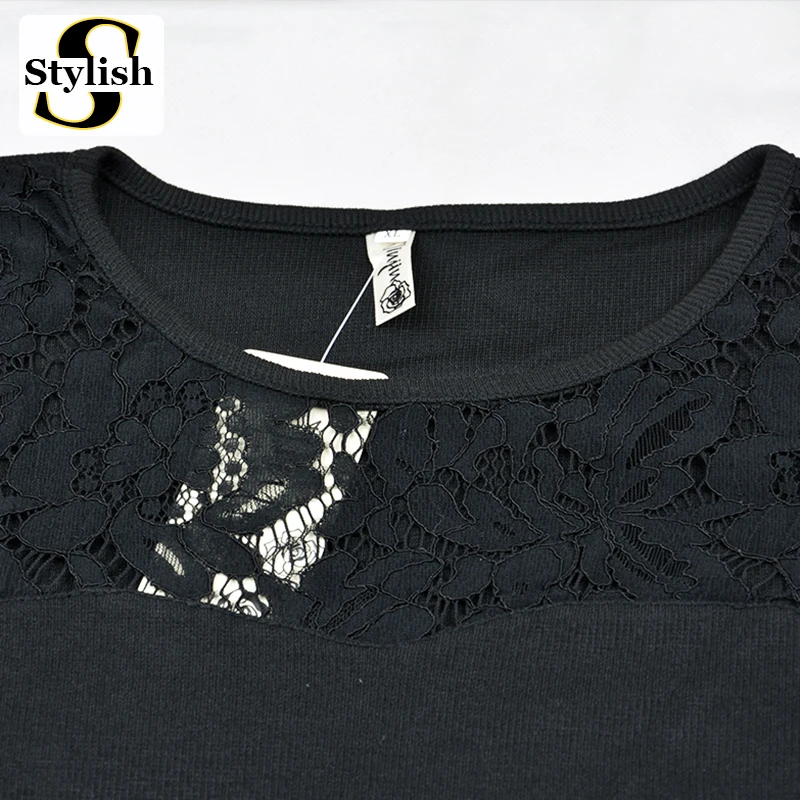 Женская белая кружевная блузка рубашка с длинным рукавом сексуальные ажурные