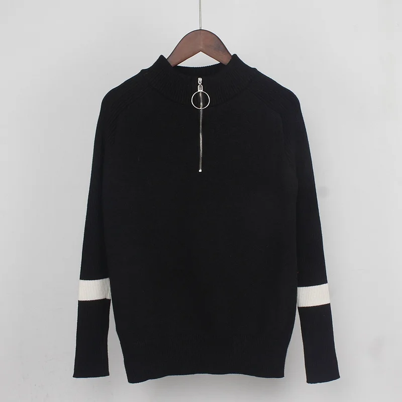 Black 1818 ONLYSVTER, осенне-зимний женский пуловер, свитер с люрексом, блестящая верхняя одежда, спортивный джемпер, вязаный теплый женский свитер - Цвет: Black 1818