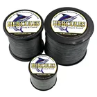 Hercules PE плетеная рыболовная леска, серая многонитевая рыболовная леска, прочная, 4 пряди, 100 м, 300 м, 500 м, 1000 м, 1500 м, 2000 м