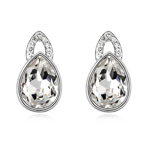 Винтажная Женская Серьги пусеты со стразами высокое качество 4 цвета 2017|crystal stud