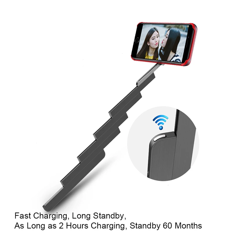 showkoo 2018 New sale for iPhone 7/8 and 7/8plus phone case 3 in 1 feature with selfie stick holder bluetooth |