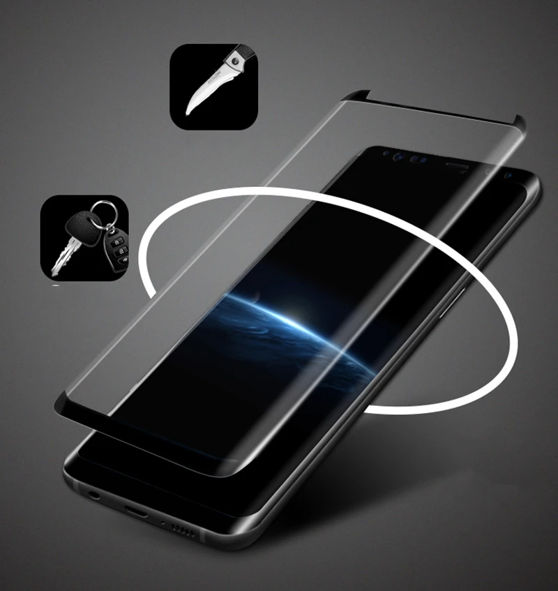 Закаленное стекло Suntaiho для samsung Galaxy S7 edge Galaxy S9 plus Note9 3D полное покрытие защита экрана Galaxy S8 стеклянная пленка