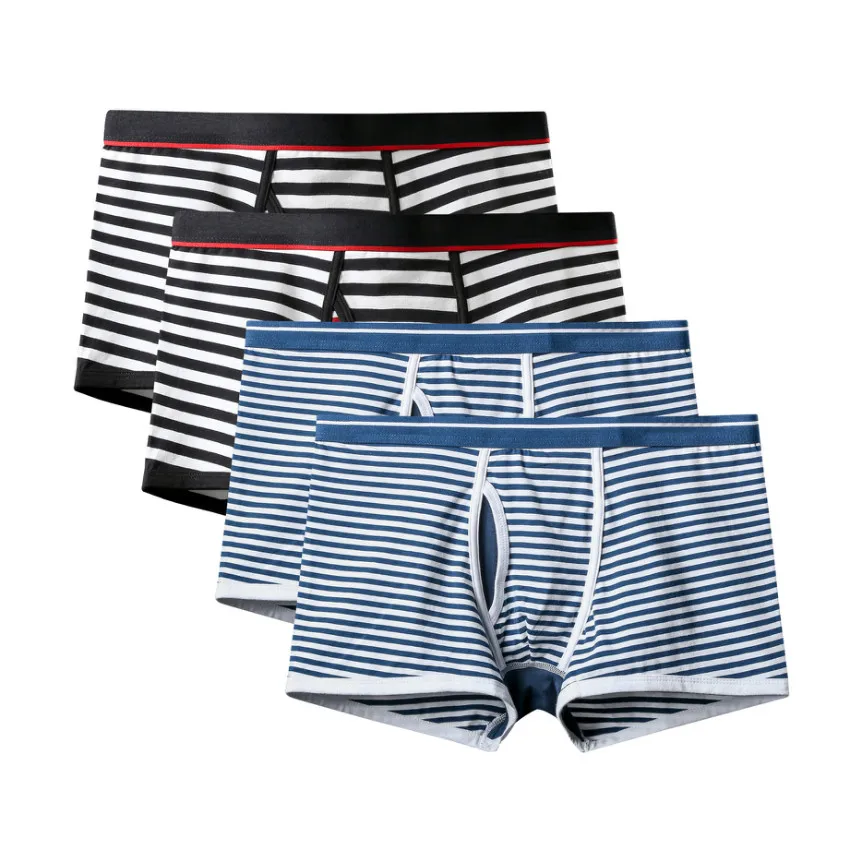 4Pcs A0917 Mix D29 4 шт./лот горячая Распродажа, мужские плавки, новинка Mr Модная стильная качественная хлопковая Мужская Мужские шорты-боксеры, детское белье, трусы мужские дома детское нижнее белье - Цвет: 4Pcs A0917 Mix D29