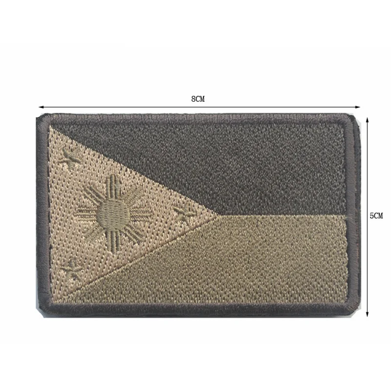 Азиатские страны флаги 8*5 см патч Камбоджа Лаос Таиланд Пакистан Филиппины