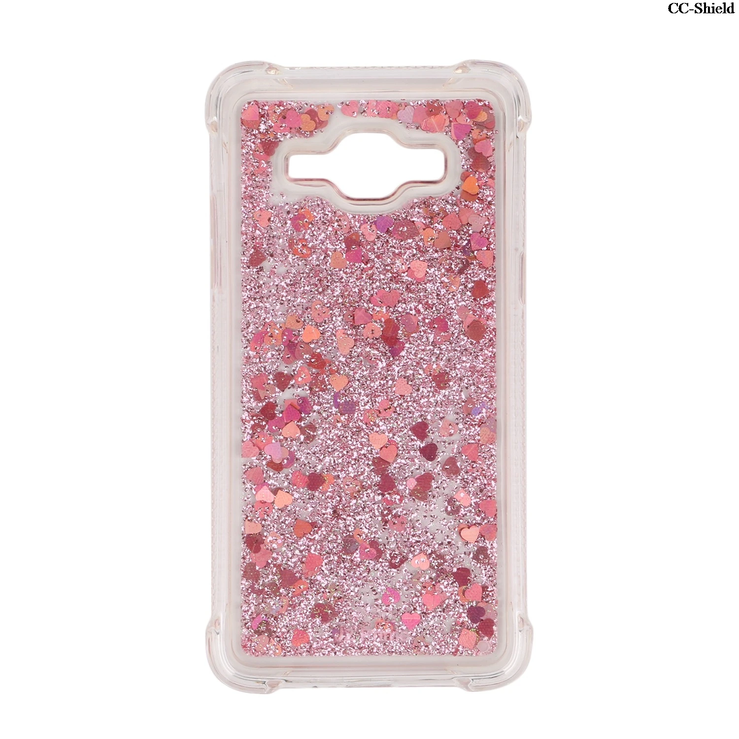 TPU Case for Samsung Galaxy J2 J 2 Prime J2Prime G532M SM-G532 G532F/DS G532F Dynamic Flow Liquid Flash Crystal Clear Back Cover |