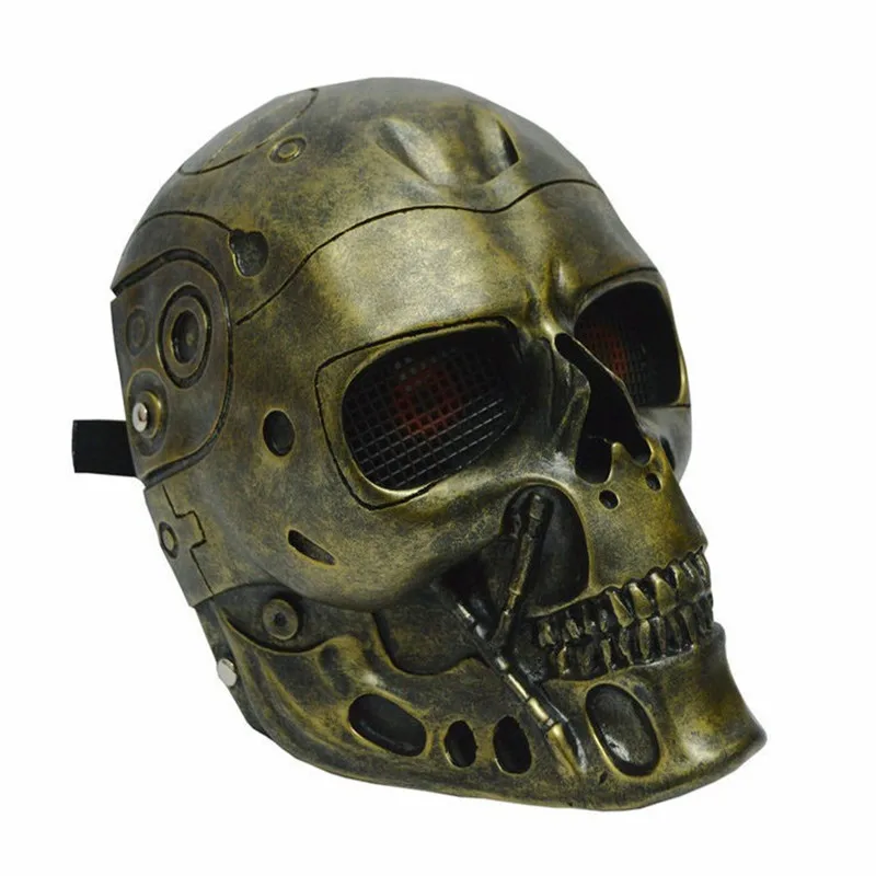 Хэллоуин COS шлем Терминатора ужас CS Пейнтбол призрак жуткий Смола маска маскарад