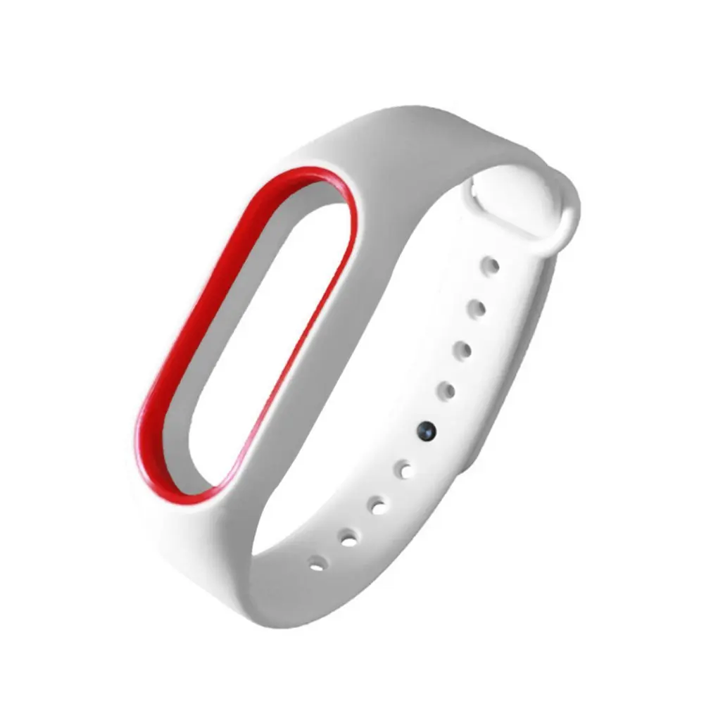 Цветной силиконовый сменный ремешок для Xiaomi mi band 2 Браслет Band умный браслет - Фото №1