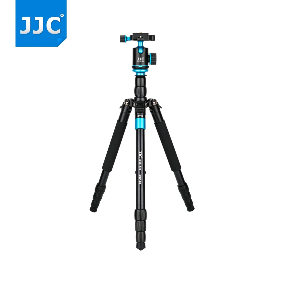 Blue JJC DSLR камера штатив для Canon/Nikon/sony/Fujifilm/Olympus/Pentax/Panasonic держатель Гибкая подставка шаровая Головка портативный монопод - Цвет: Blue