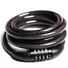 Противоугонный цепной замок, складной, 4 цифры, для велосипеда, 1 м