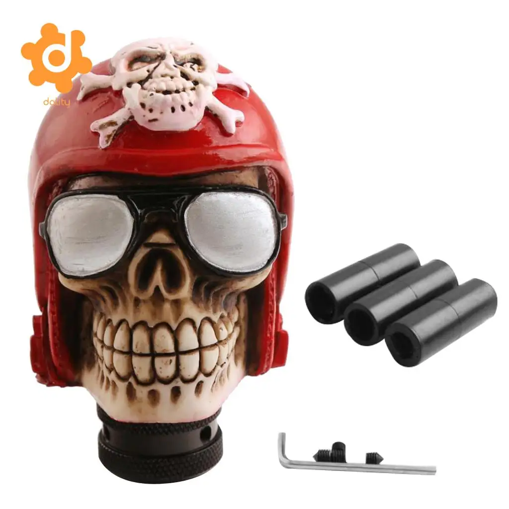 Ручной автомобильный Грузовик крутая головка Черепа Рычаг переключения передач