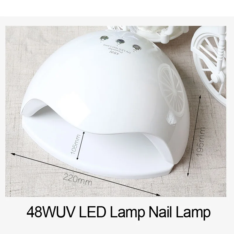 

phototherapy 48W quick-drying light sensor led light nail oil nail glue lamp sun5 plus Nail Dryer Manicure tools