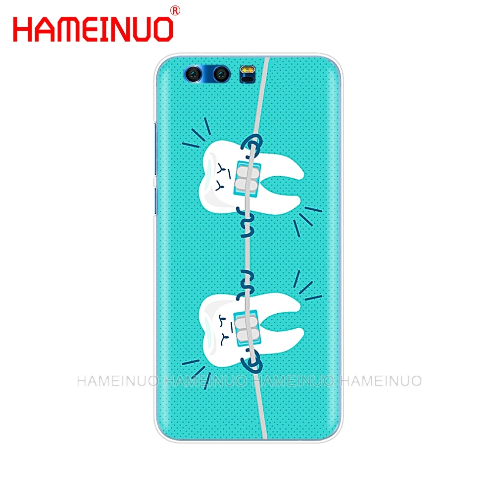 HAMEINUO стоматологический коронозубый чехол для телефона Huawei Honor 10 V10 4A 5A 6A 7A 6C 6X 7X 8 9