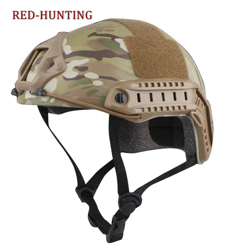 Hunting FAST Helmet Military Protective Paintball Wargame Army Airsoft MH Tactical | Спорт и развлечения