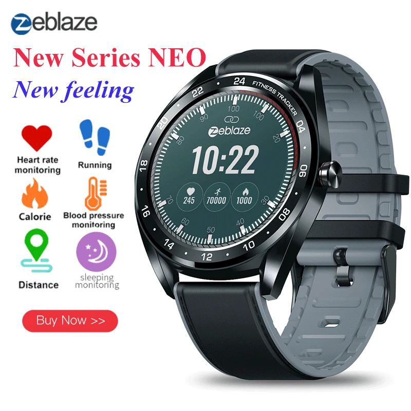 Zeblaze NEO серии смарт часы пульсометр кровяное давление IP67 водонепроницаемые Смарт