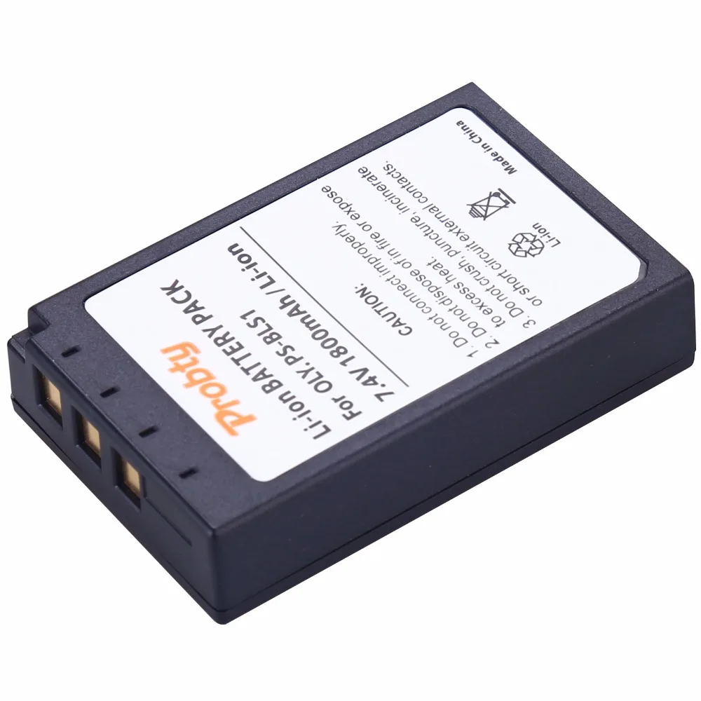 Аккумулятор PROBTY 2 x PS-BLS1 PS BLS1 PSBLS1 для Olympus PEN E-PL1 E-PM1 EP3 EPL3 Evolt E-420 E-620 E-450 E-400 E-410 |