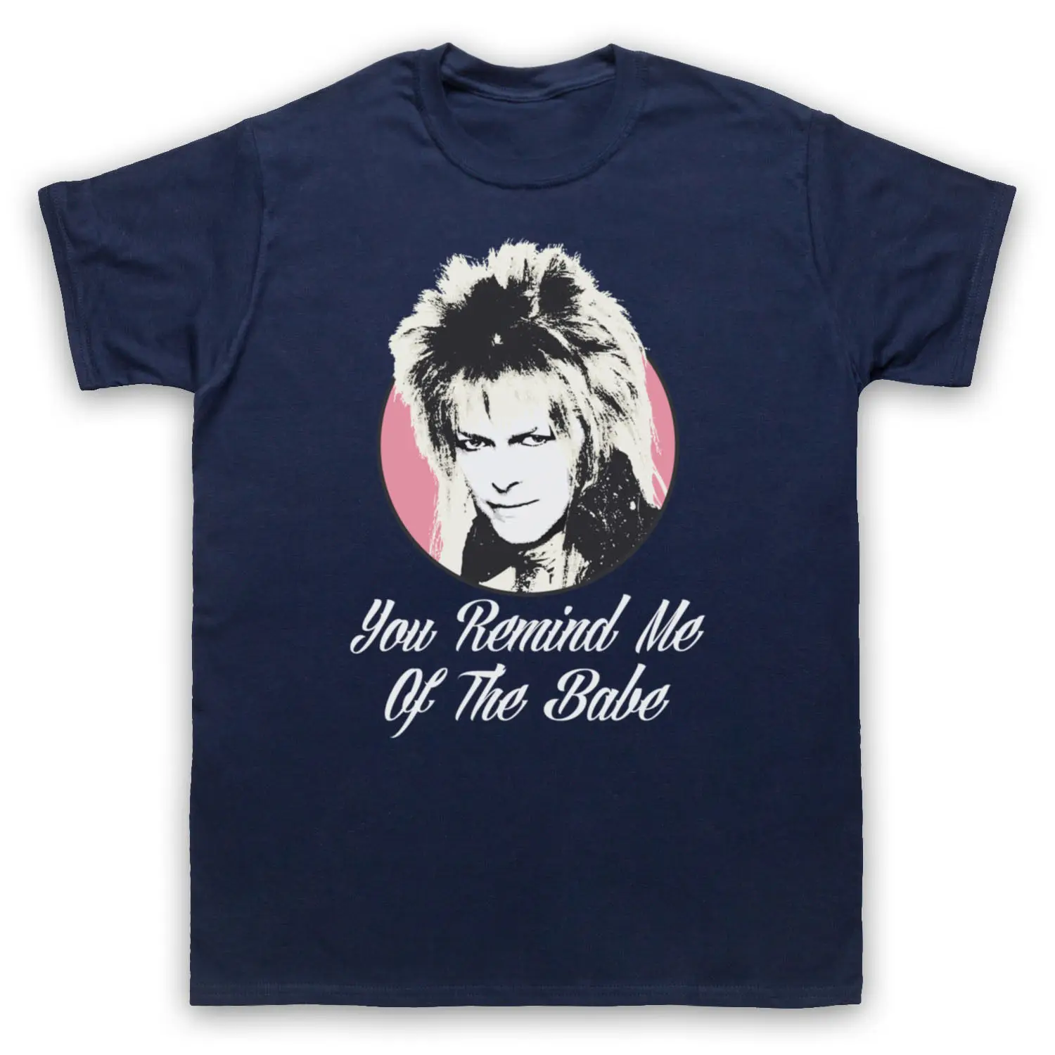 Гоблинский король неформальный лабиринт 80 BOWIE BABE футболка для взрослых и детей