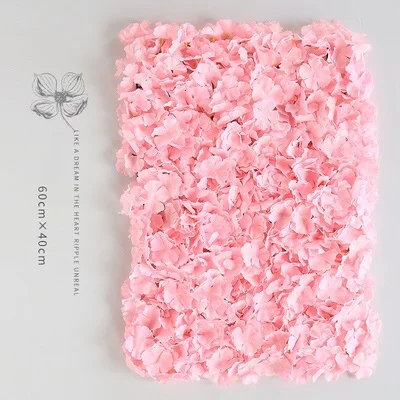 19 40x60 см Шелковая Роза Цветок Стены Свадебные Украшения Фон Розовое Шампанское Искусственные Цветы Цветок Стены Романтический Свадебный Декор - Цвет: 19