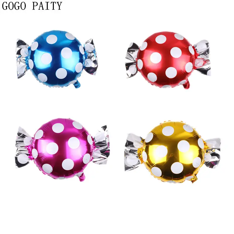 GOGO PAITY новые монохромные конфеты моделирование алюминиевый шар Дети день