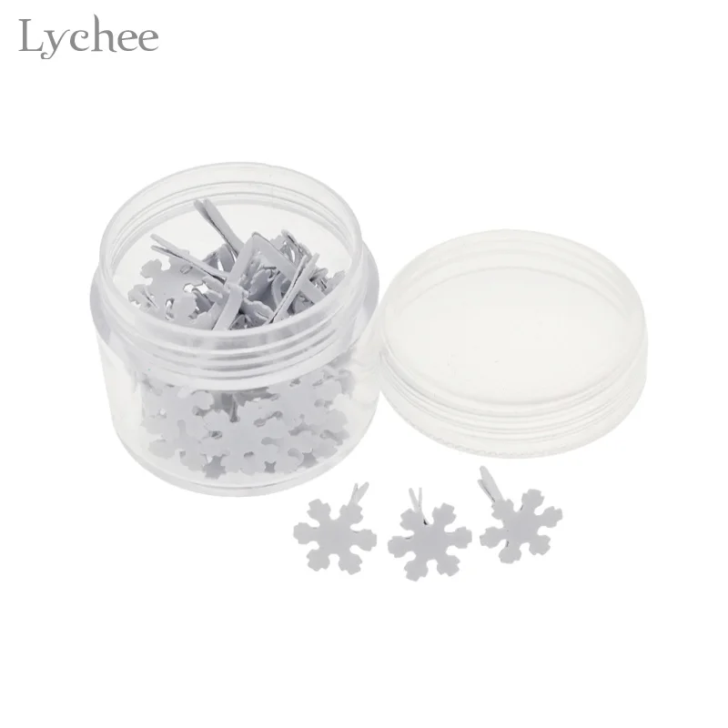 Lychee DIY принадлежности для рукоделия альбом для скрапбукинга украшения две ноги Brads бумажные поделки для свадьбы декор Снежинка Сердце дизайн