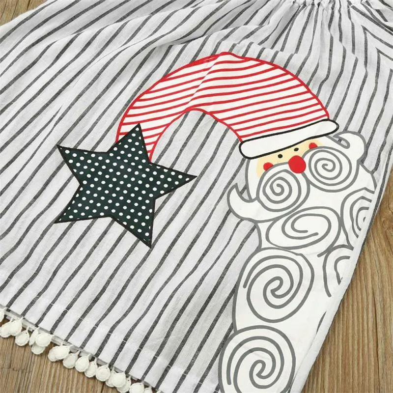 

Girls Christmas Dress Long Sleeve Cotton Santa Dresses Princess Girls Xmas Dress Vestidos Christmas Kids Dress for Girls D1064