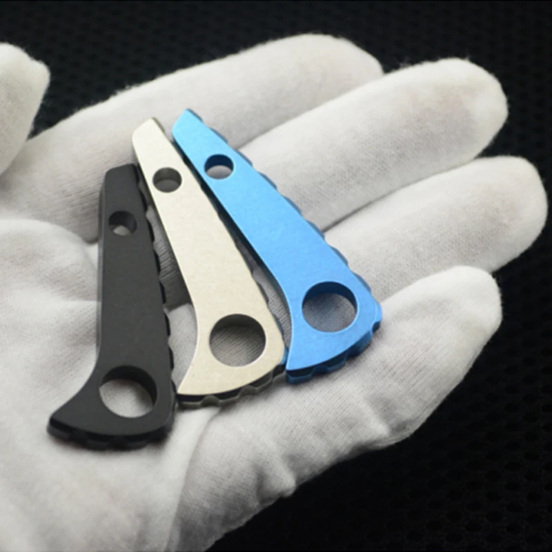 C81 Spider нож Лезвие киля позвоночника титановый сплав Para 2/Para 3 EDC титановый сплав задняя часть киля