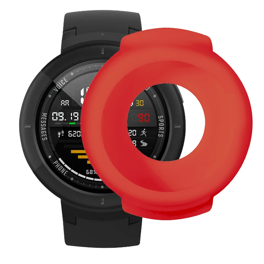 Мягкий силиконовый защитный чехол из ТПУ Для Xiaomi Huami Amazfit Verge полный Чехол для