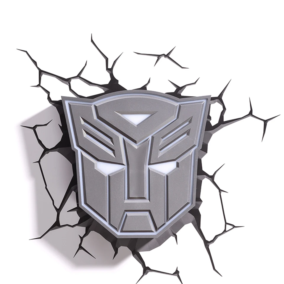 Guxentransformer Автоботы Десептиконы 3D творческое настроение лампа Цвет изменение