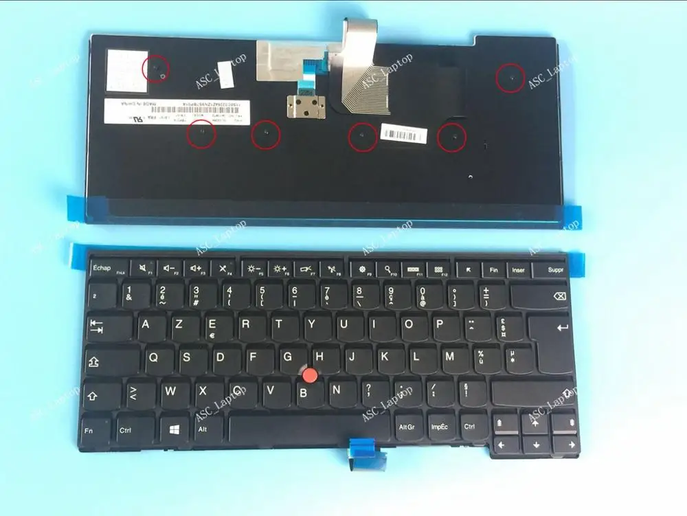 Новая Клавиатура FR French Clavier для Lenovo Thinkpad L440 E431 E440 L450 ноутбука черная рамка