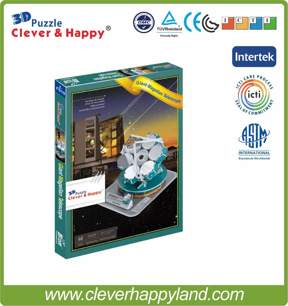 Новинка 2014 3d пазл гигантский волшебный телескоп Детский игрушка для раннего
