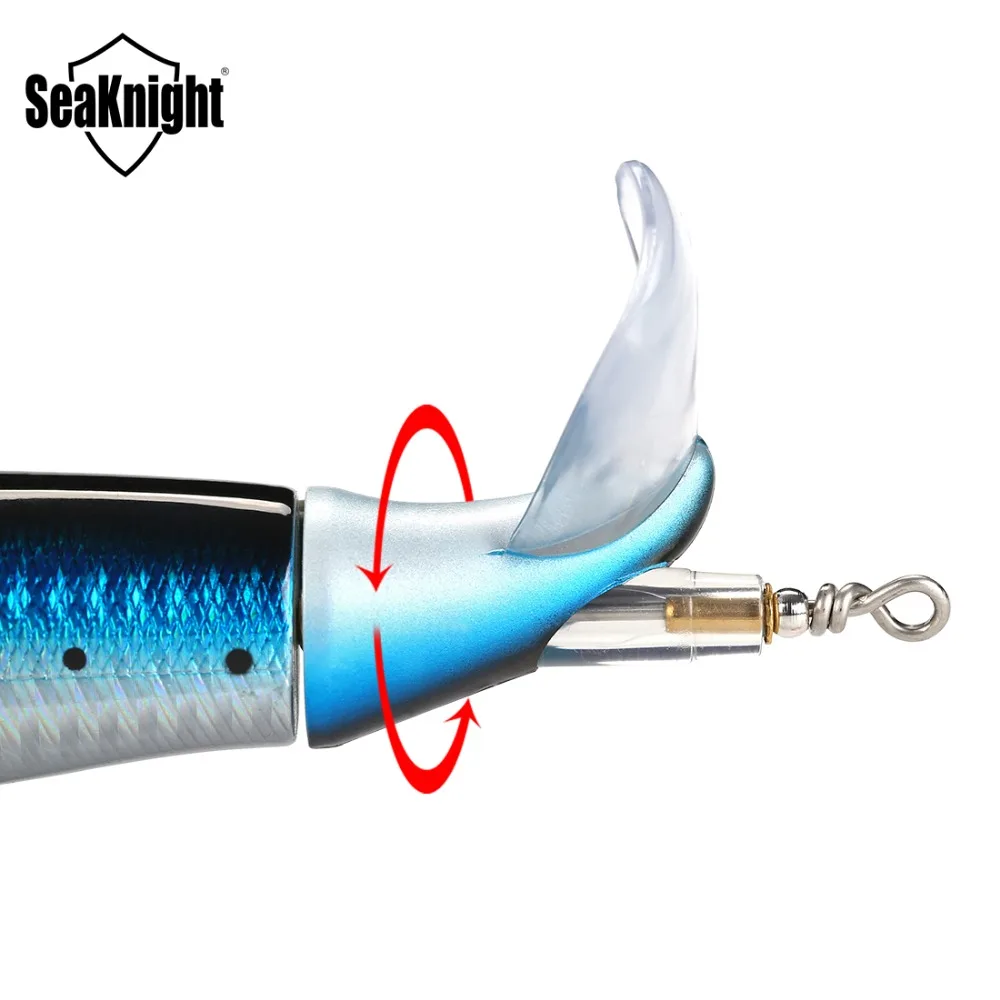 SeaKnight Plopper SK050 рыболовная приманка 7 шт./лот 13 г вращающийся хвост Крючки VMC жесткая