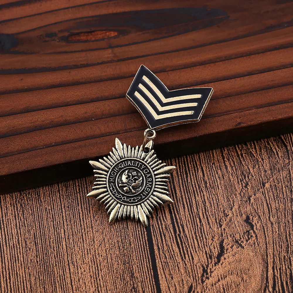 Бесплатная доставка Мужская винтажная брошка защита для рубашки булавка