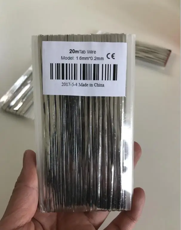 Diy панели солнечных батарей сварочной проволоки газа 20 м 1.6*0.2 мм табулируя припоя