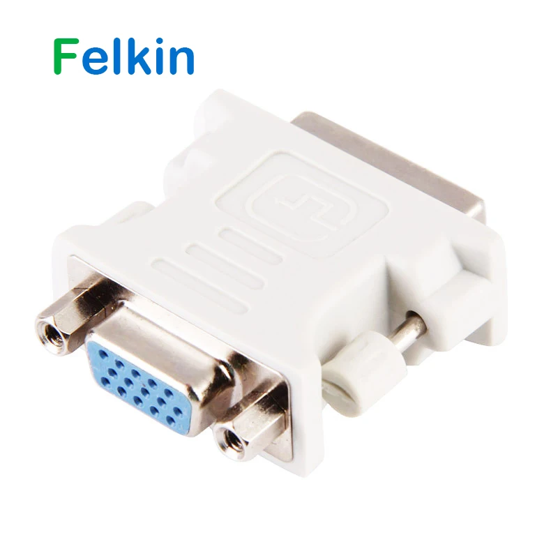 Адаптер Felkin DVI VGA конвертер 24 + 5 Pin папа мама 1080P для монитора HDTV компьютера ПК