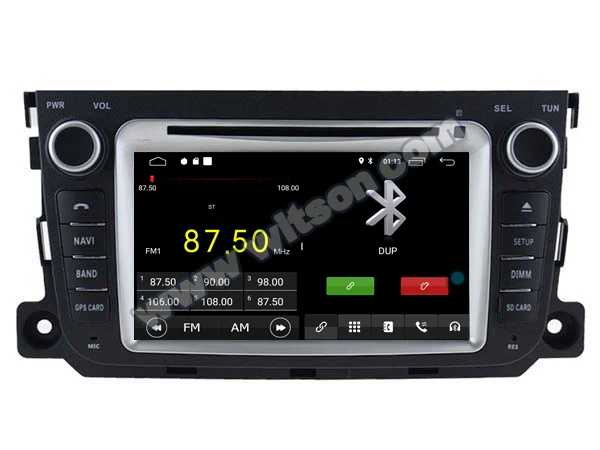 WITSON Android 9 1 автомобильный gps-навигатор для MERCEDES-BENZ SMART 2010-2014 2 Гб RAM 16 FLASH + DAB OBD TPMS DVR