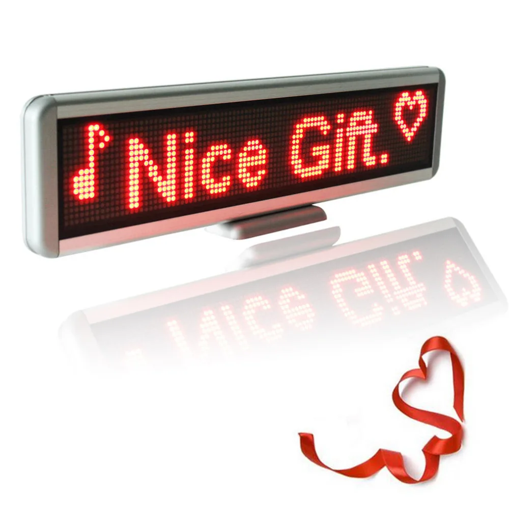 16*64 точек светодиодный знак автомобиля Перемещение сообщения дисплей