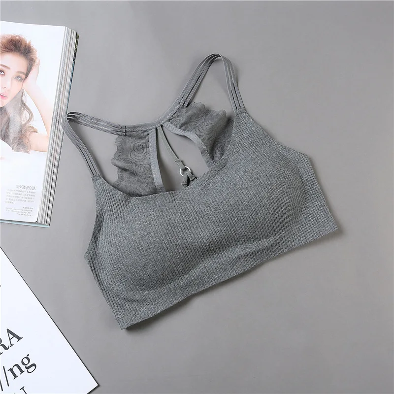 Кружевные бюстгальтеры beauty Back бесшовный Бюсгальтер сексуальный Camis Bralette женские