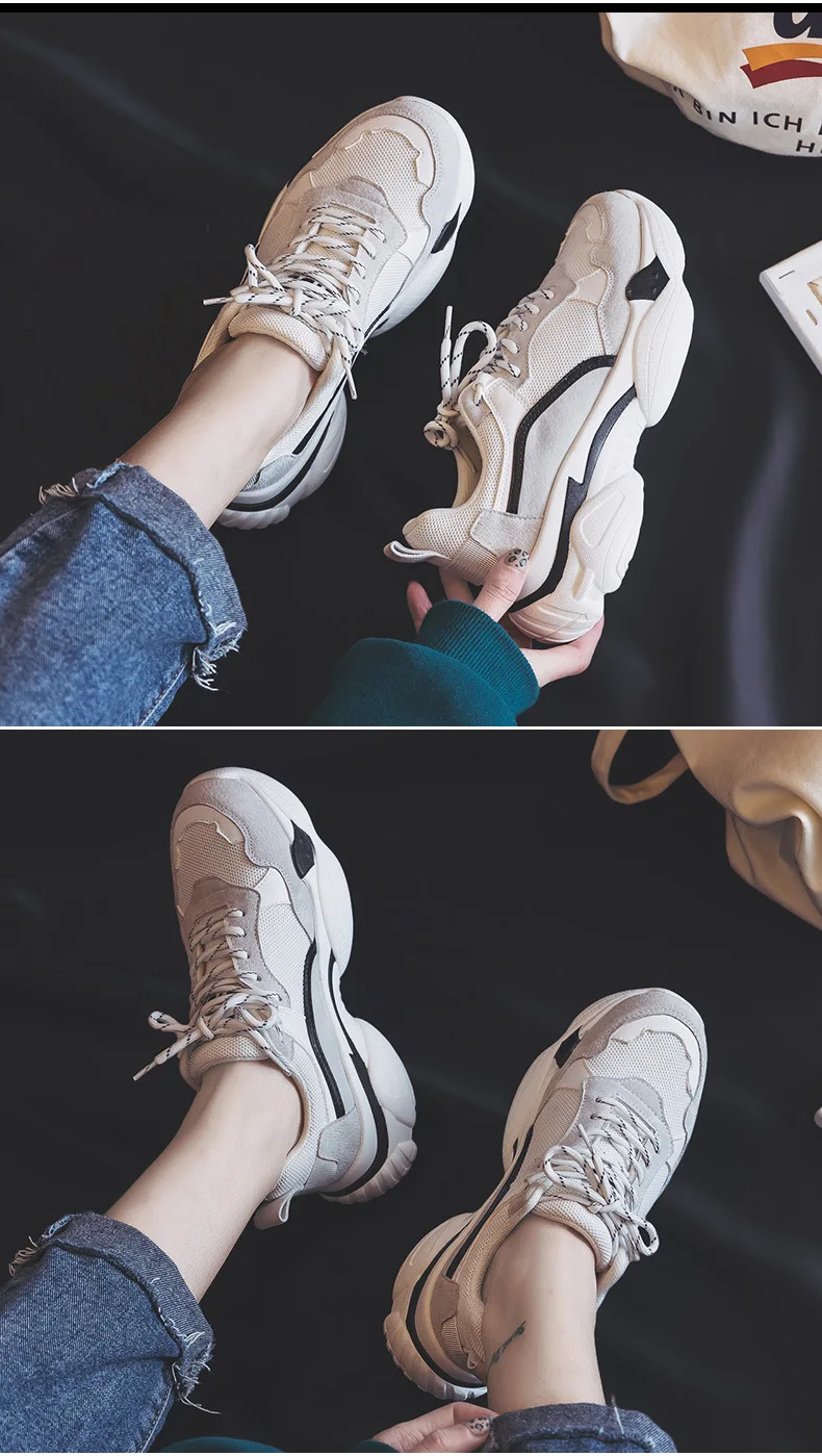 FUJIN Brand Women Casual Sneakers Women Shoes Spring Autumn Summer Female Shoes Lace Up Comfortable for Women Shoes