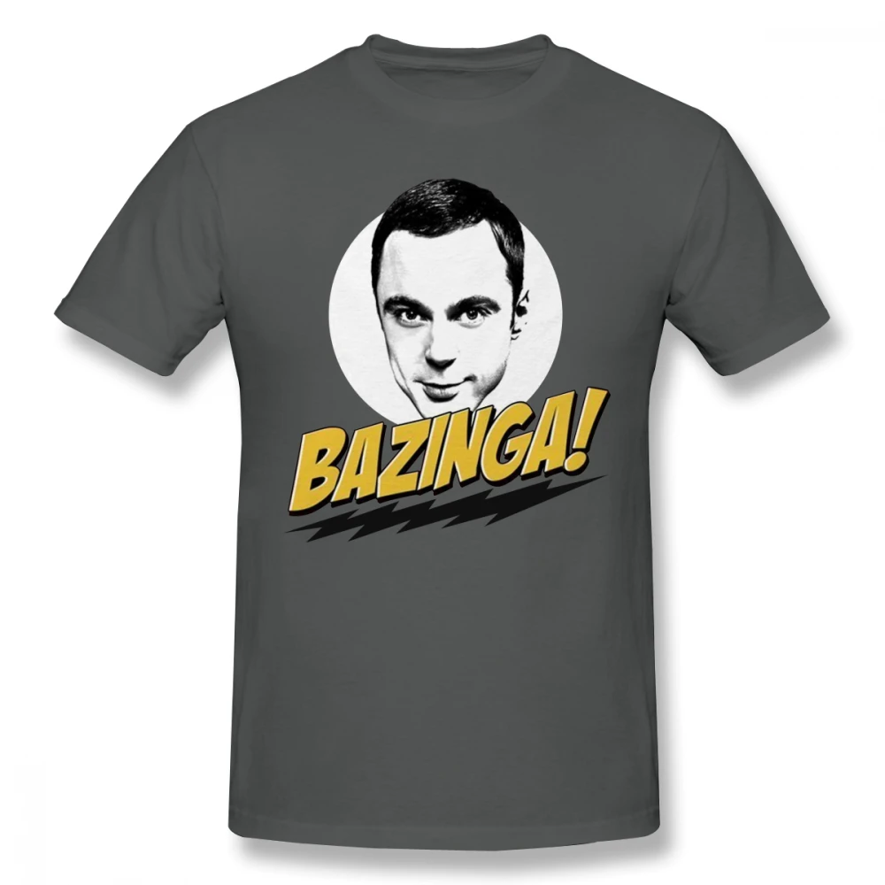 Sheldon Cooper Bazinga футболка для мужчин плюс размер пользовательская команда | Мужская