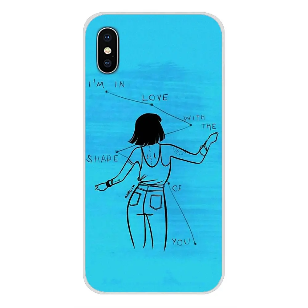 Для Apple iPhone X XR XS MAX 4 4S 5 5S 5C SE 6 6S 7 8 Plus ipod touch Hot Ed Sheeran аксессуары чехлы для