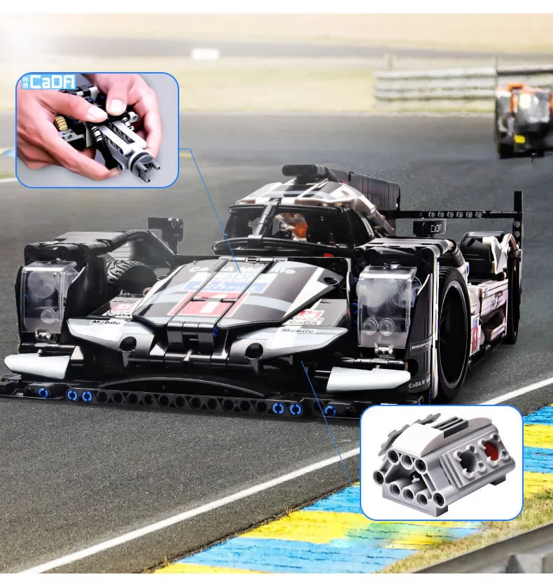 Лидер продаж Le Mans 24 HEURES DU MANS 1:10 Масштаб 2,4 ГГц Радиоуправляемый гоночный автомобиль pors nine one nine строительный блок модель радиопульт дистанционного управления игрушки