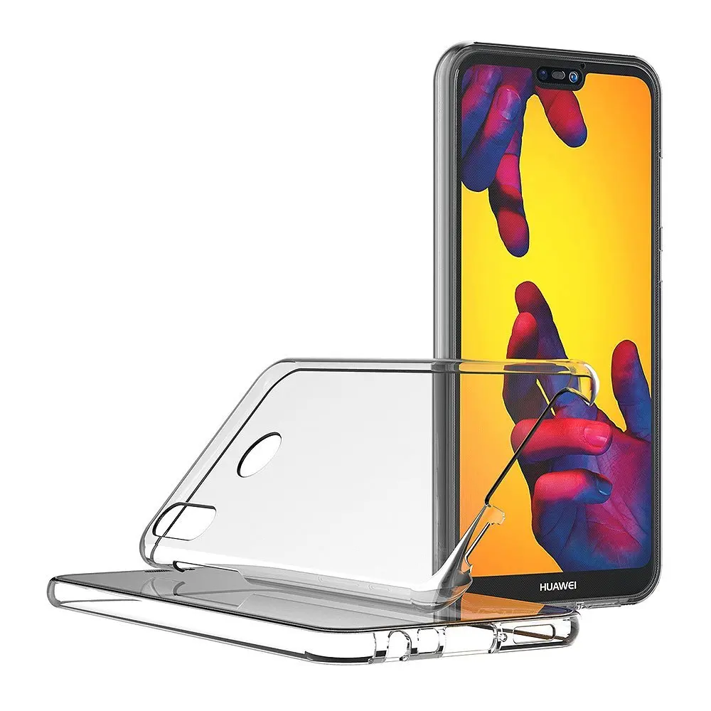 Чехол для Huawei P20 чехол Lite Pro с полным покрытием на 360 градусов мягкий прозрачный