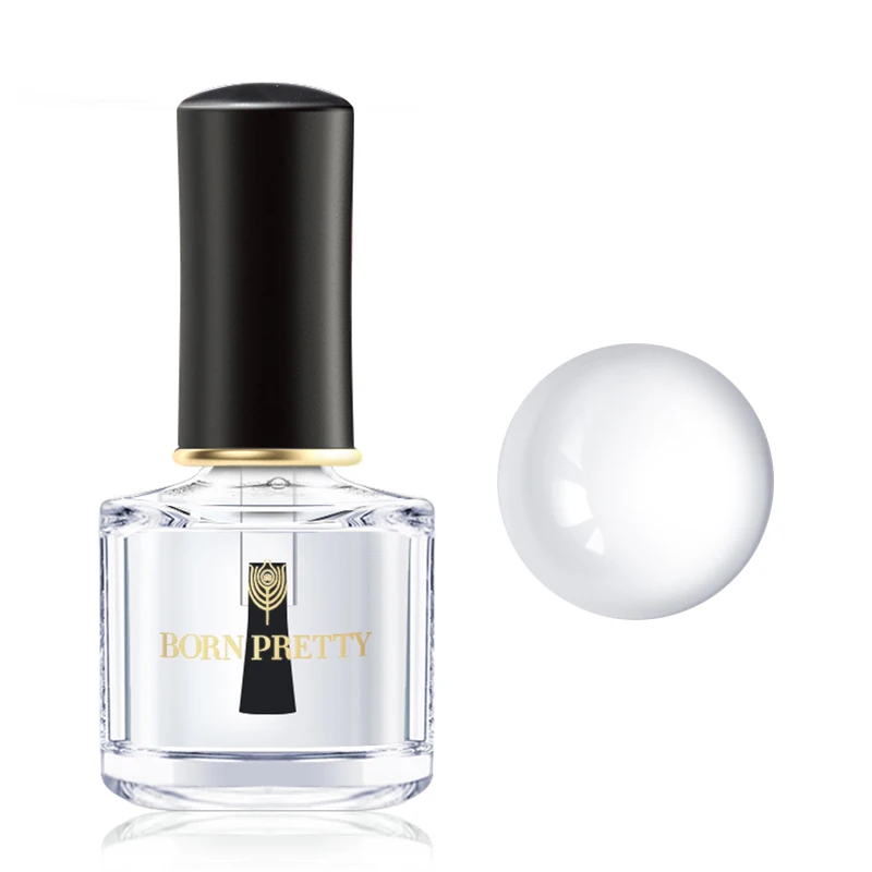 BORN PRETTY Fast Dry Top Coat 6 мл Полупостоянный лак для ногтей масло маникюра Лак