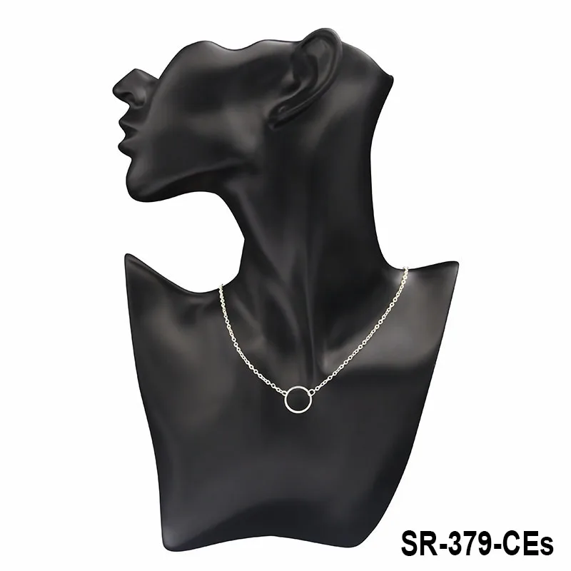 Surou Dainty Circle Necklace Karma Gold Fill Or Silver Delicate Chain Outline | Украшения и аксессуары