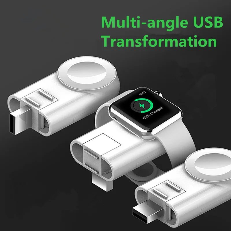 Беспроводное зарядное устройство VIKEFON для Apple Watch Series 5/4/3/2/1 магнитное