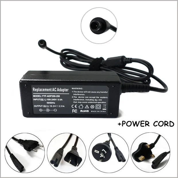 

19.5V 2.31A 45W Laptop AC Adapter Battery Charger Power Supply Cord Carregador Notebook For Dell Ultrabook XPS 12 13 13D