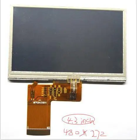 4 3 дюймовый MP5 GPS TFT ЖК экран Внутренняя фотография Φ C430P T43P12|screen tft|screen 4.3screen lcd |