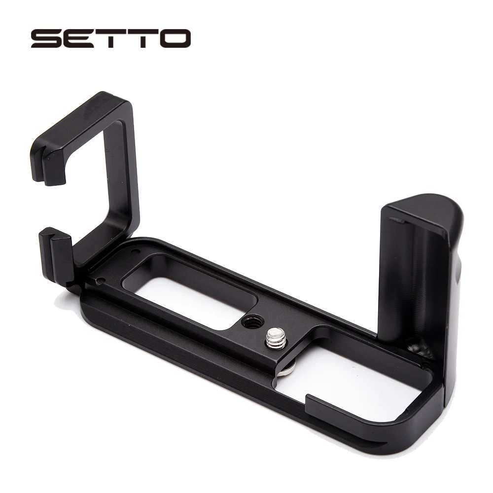 SETTO Pro вертикальный l-образный кронштейн для штатива быстросъемная пластина базовая ручка для Fujifilm для Fuji XT20 X-T20 X-T10 XT30 камера